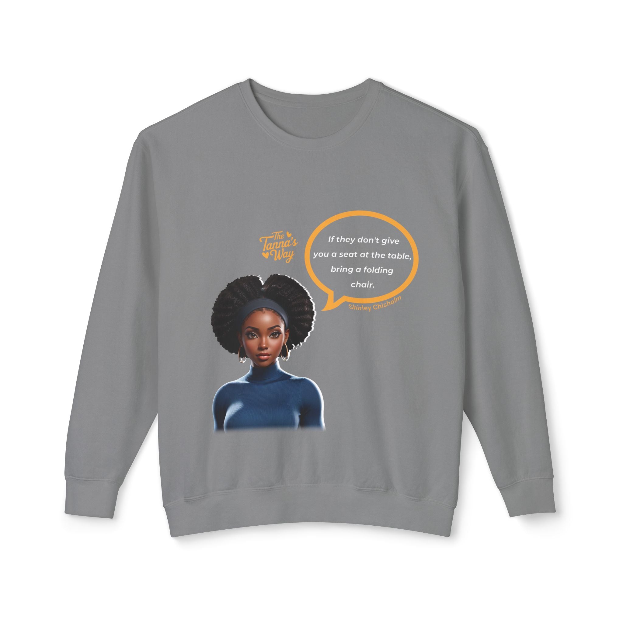 Shirley Chisholm 2  | Unisex Lightweight Crewneck Sweatshirt